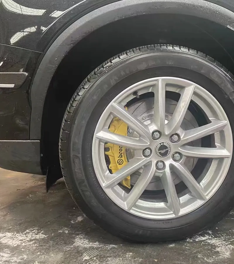BMW 135i brake caliper kit with rotors pads and hoses