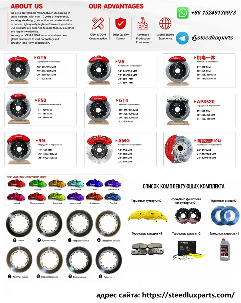 Land Cruiser 70 caliper kit, GT6 Front and Rear EPB image 6