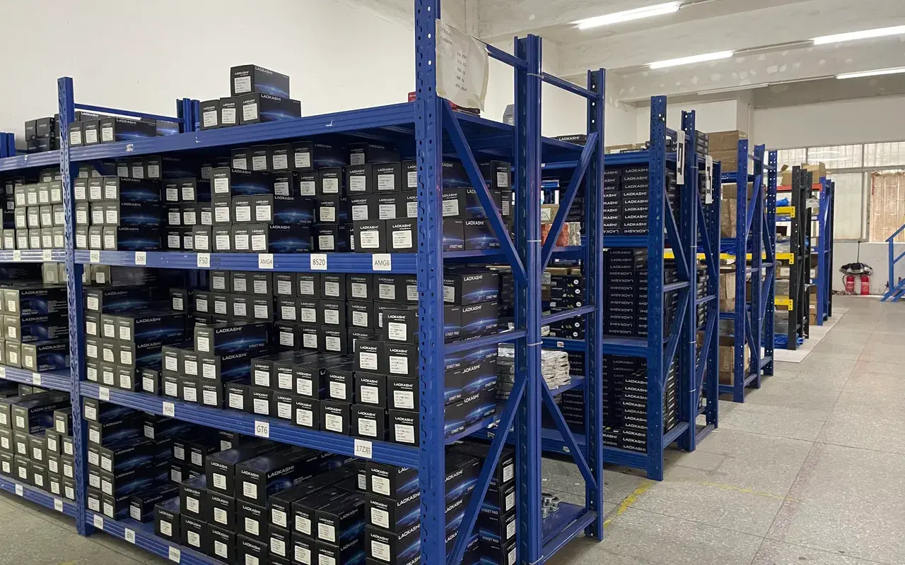 Brake caliper factory production area with custom caliper work
