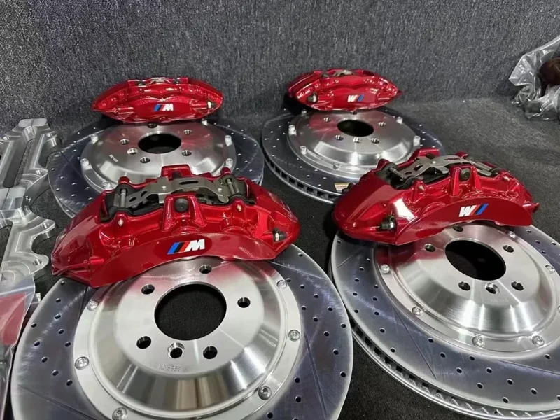 Custom Volkswagen brake calipers with buyer selected color and logo