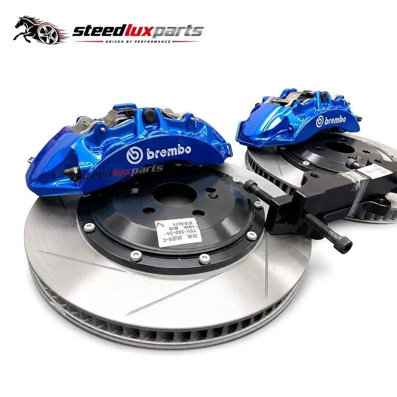 Toyota Corolla Cross front brake caliper kit components on a white background