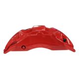 BMW E38 Akebono 10N front big brake kit, 1994–2001 7 Series — Akebono 10N front calipers with two rotors, pads, brackets and hoses on a white background