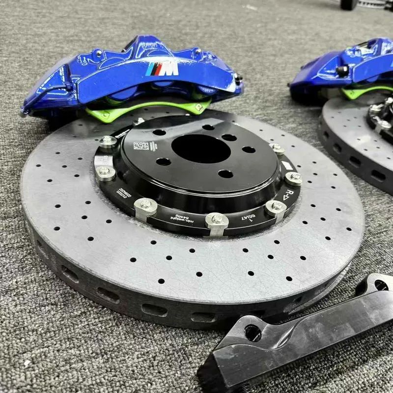 BMW F30 GT6 front six-piston brake kit with calipers, rotors and mounting components
